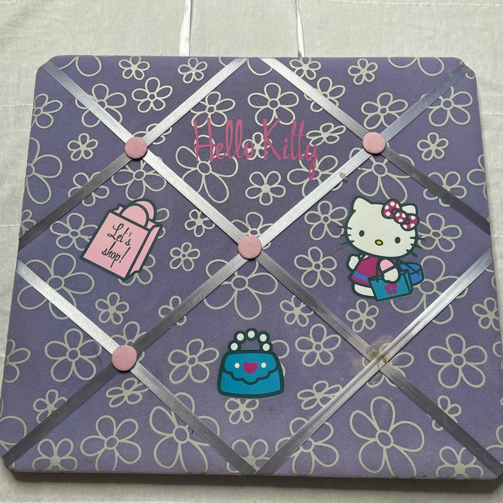 Vintage Hello Kitty Sanrio Bulletin Board